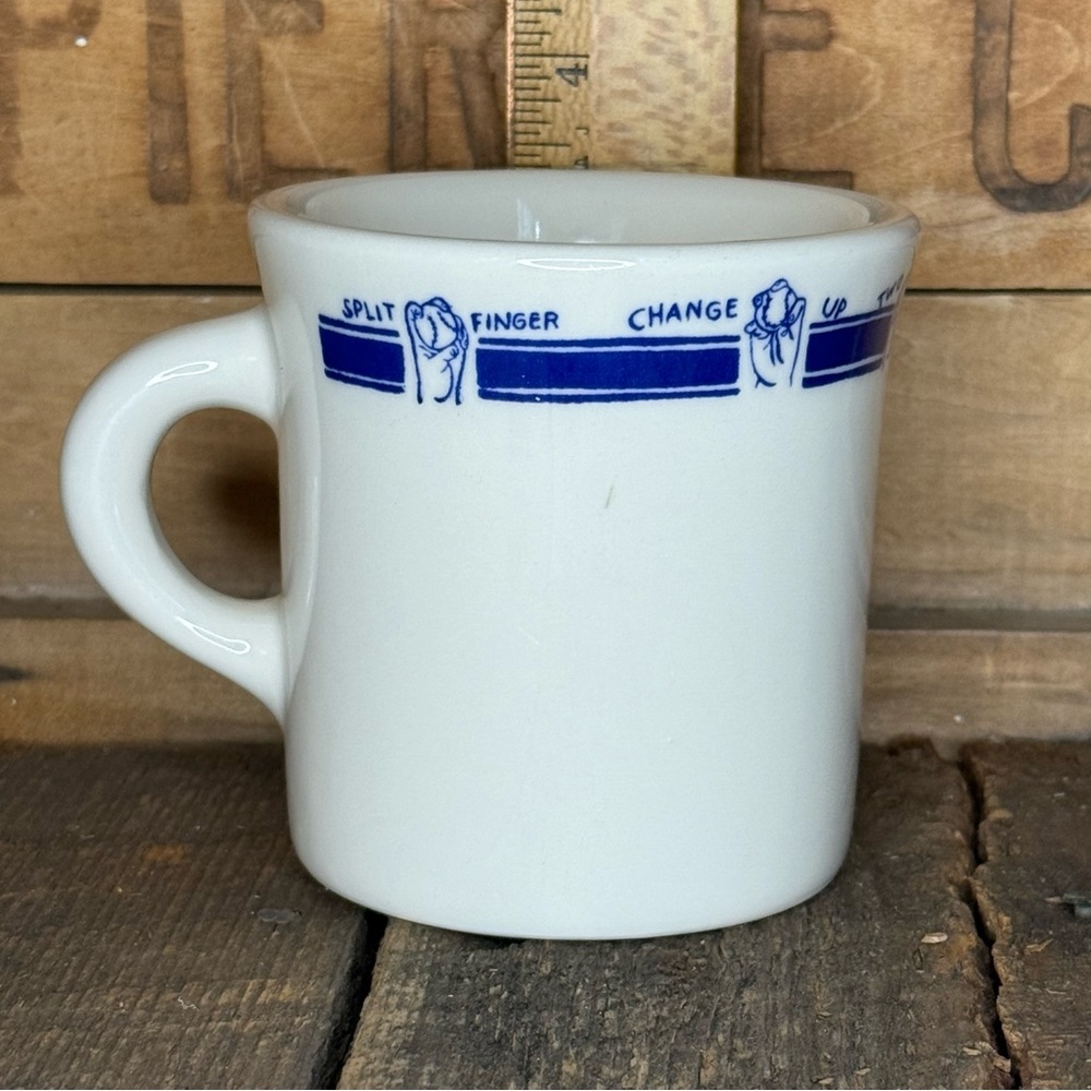 Vintage Homer Laughlin Baseball Pitch Mug